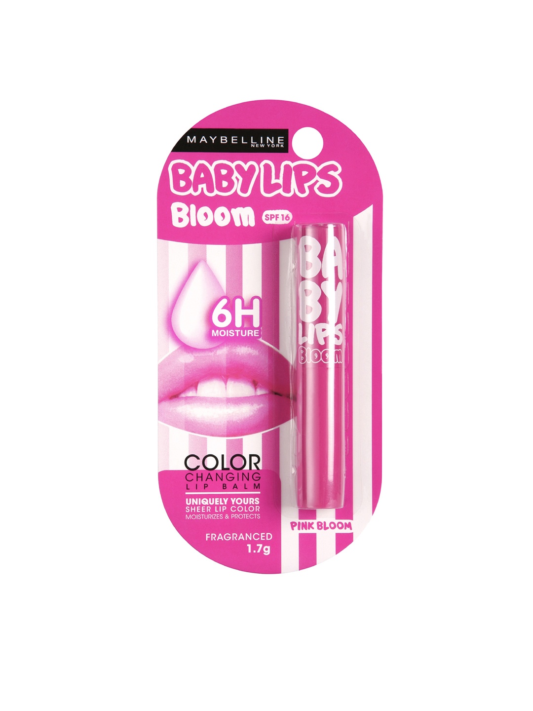 

Maybelline Baby Lips Bloom Color Changing Lip Balm 1.7 g - Pink Bloom 01