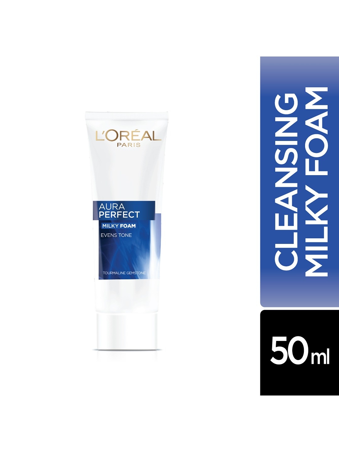 

LOreal Paris Aura Perfect Milky Foam Face Wash for Even Skin Tone - 50 ml, White