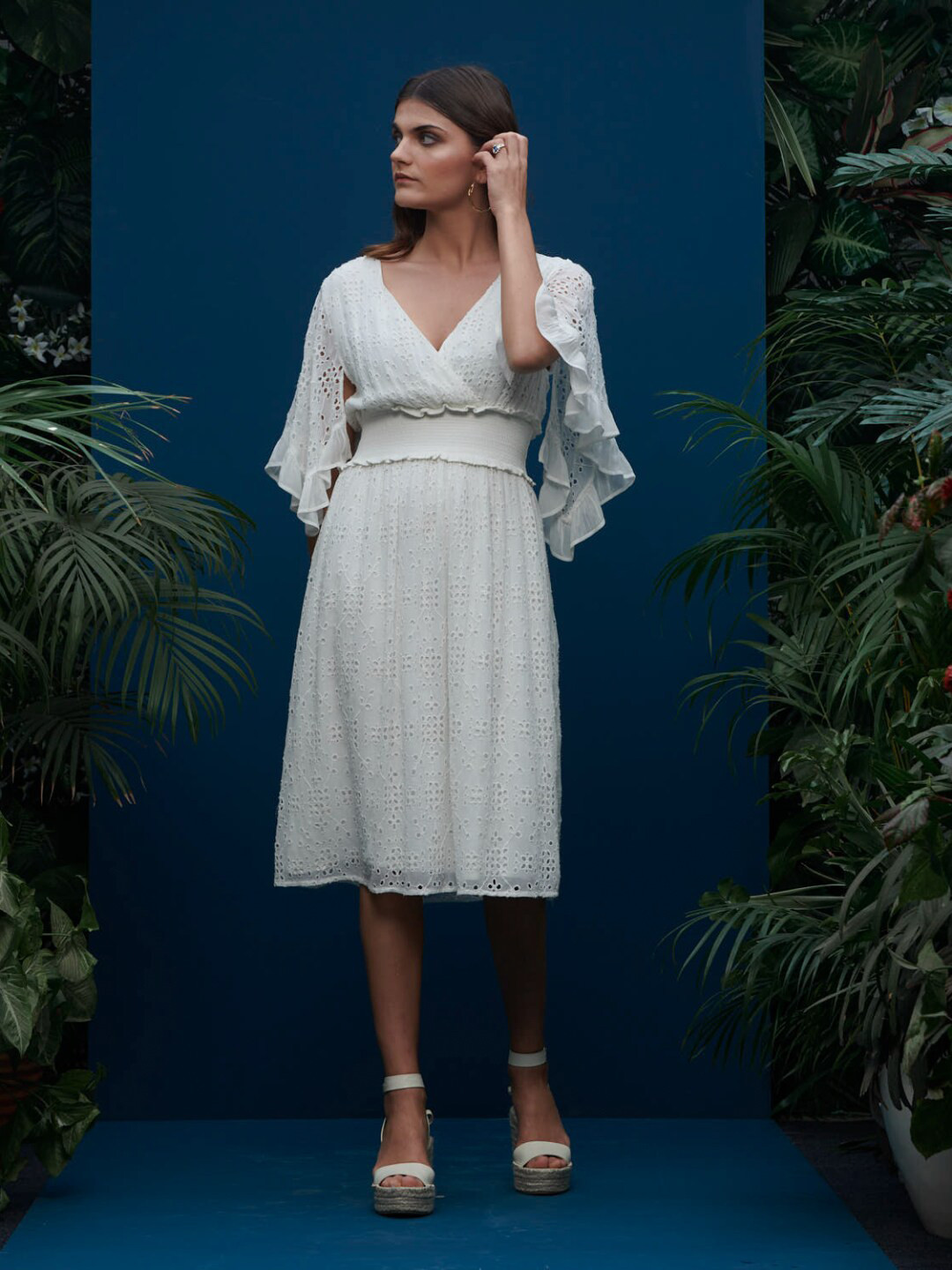 

Style Island Women's White Mini Dress
