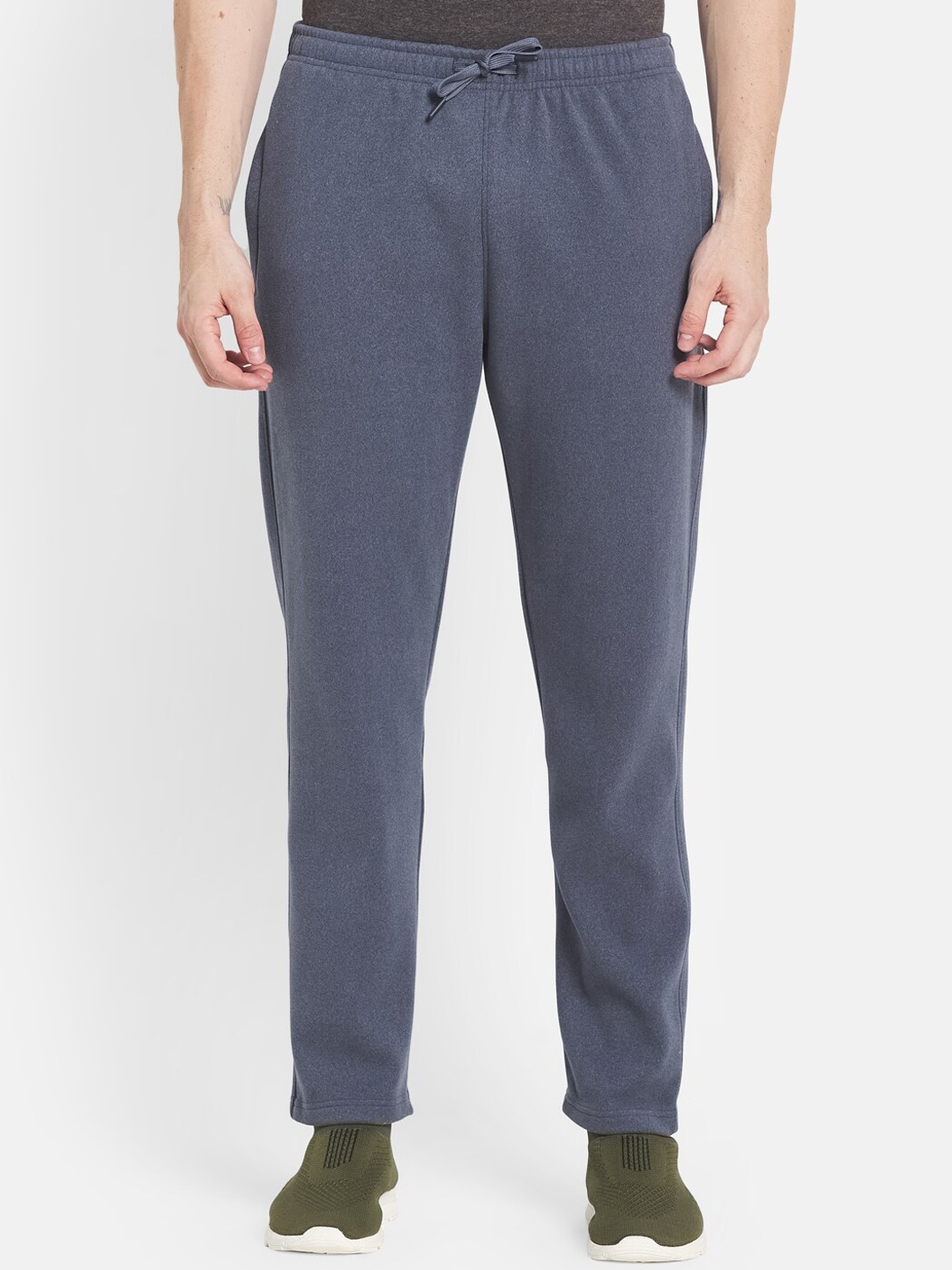 

Octave Men Grey Solid Pure Cotton Track Pants