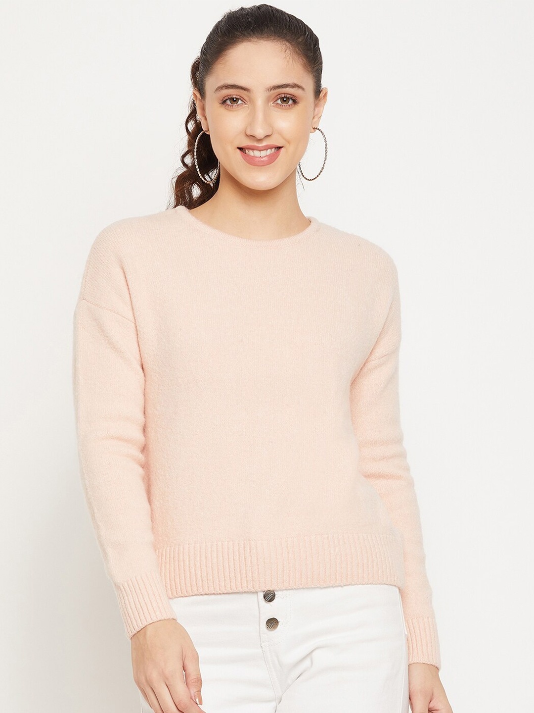 

CAMLA Women Peach-Coloured Pullover