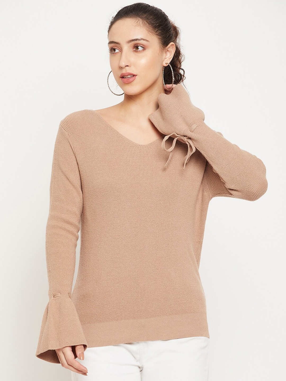 

CAMLA Women Camel Brown Pullover