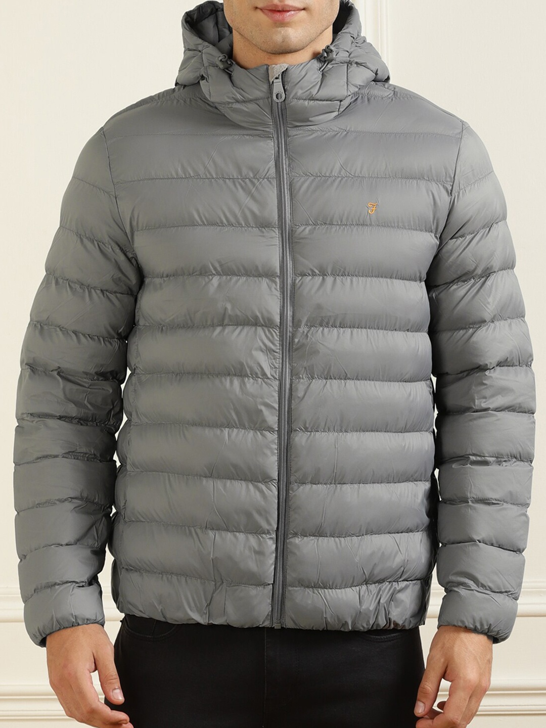 

Farah Men Grey Puffer Jacket