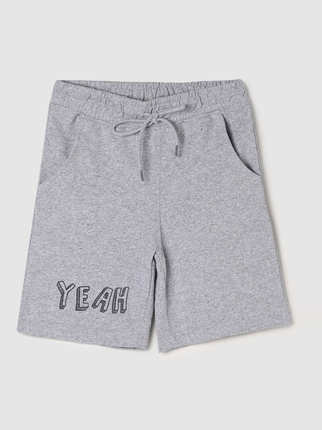 

max Boys Solid Shorts, Grey