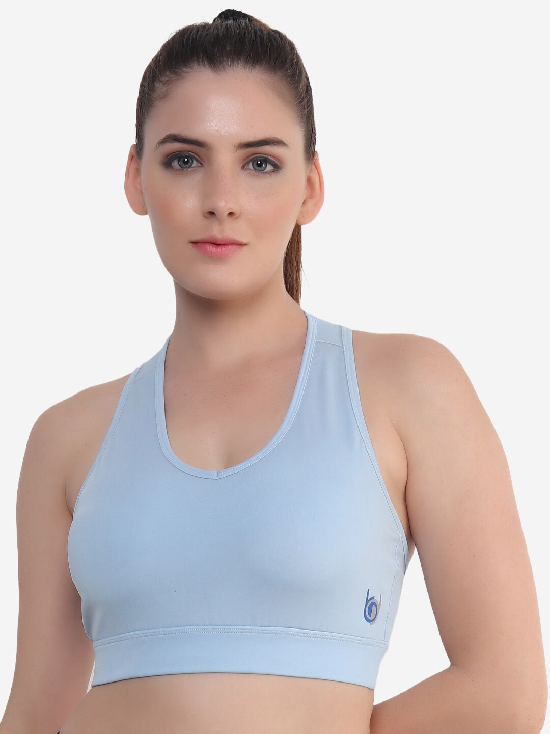 

Beau Design Blue Removable Padded Workout Bra SB-LOOP-BCK/LB