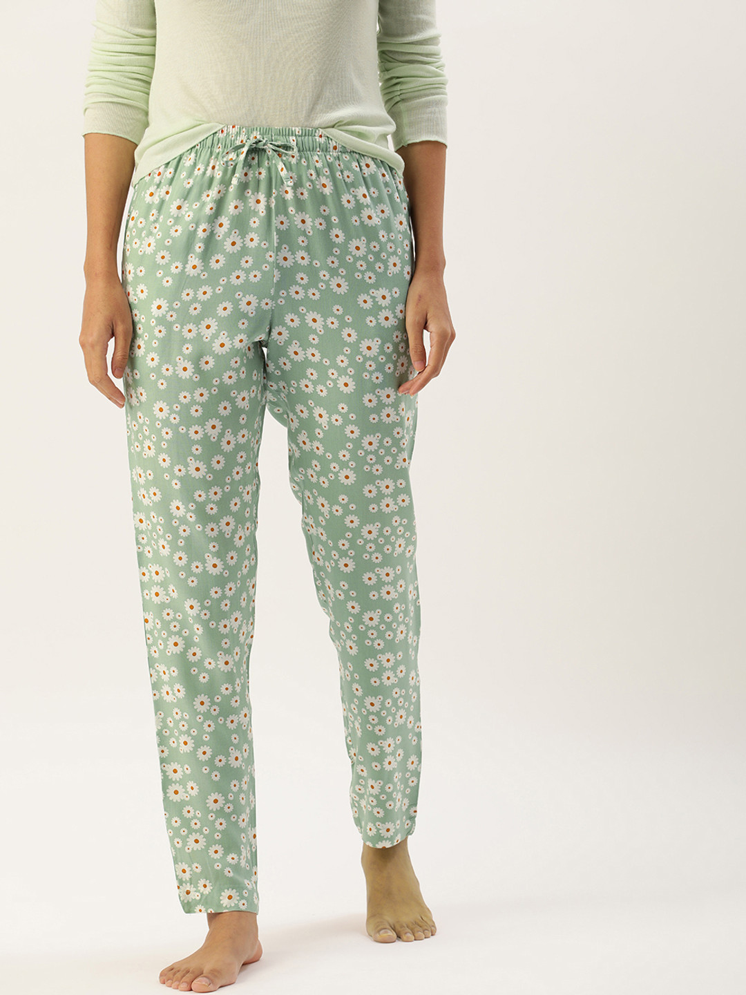 

ETC Woman Floral Print Lounge Pants, Blue