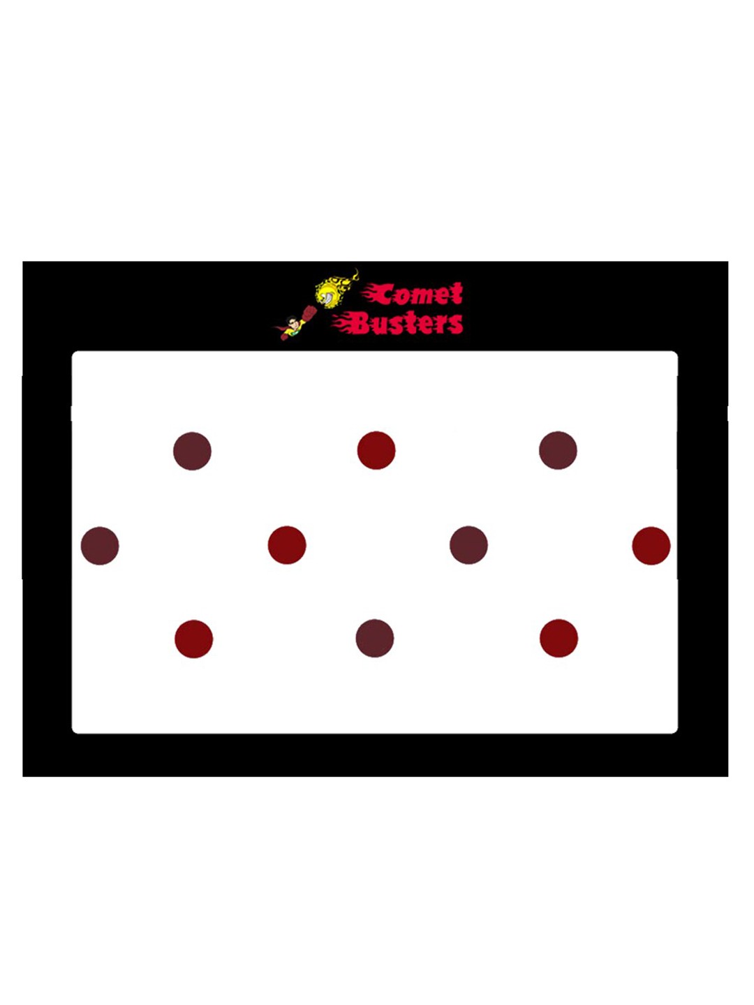 

Comet Busters 10 Pcs Reusable Bindis - Maroon & Burgundy
