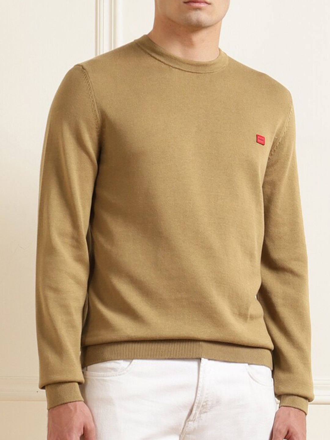 

HUGO Men Beige Pullover