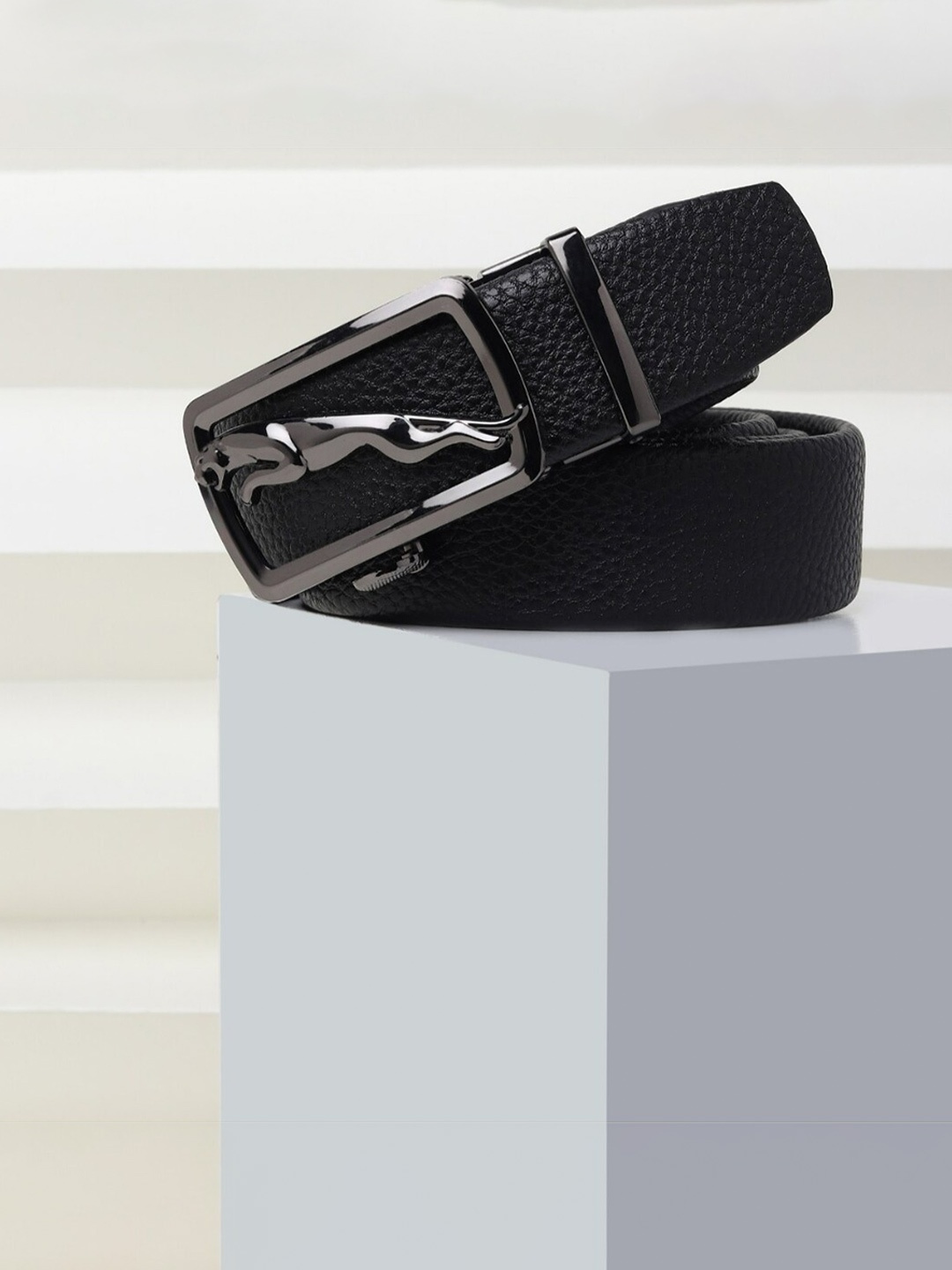 

Elite Crafts Men Black Leather Belt