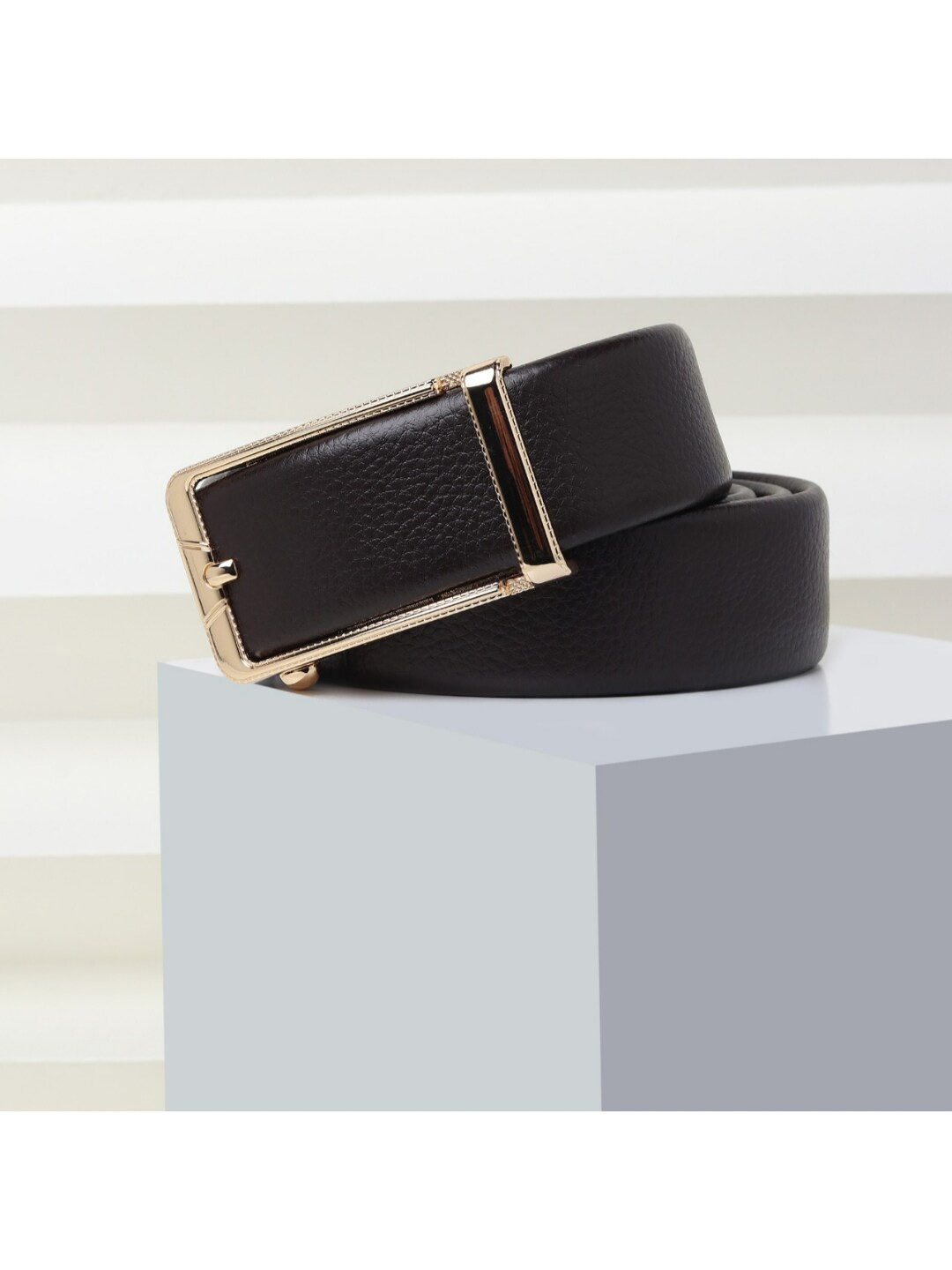 

Elite Crafts Men Leather Belt, Black