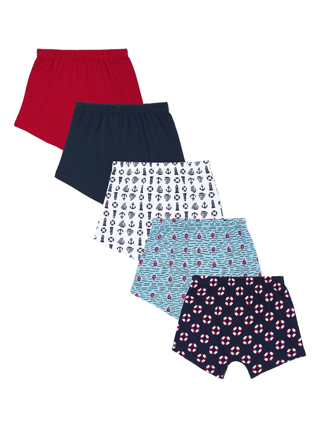 

Red Rose Boys Multicoloured Boxer-Style Cotton Briefs, Multi