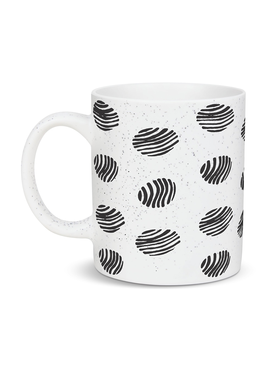 

Treo Black & White Artisan Thumb Mark Ceramic Matte Mug 350ml