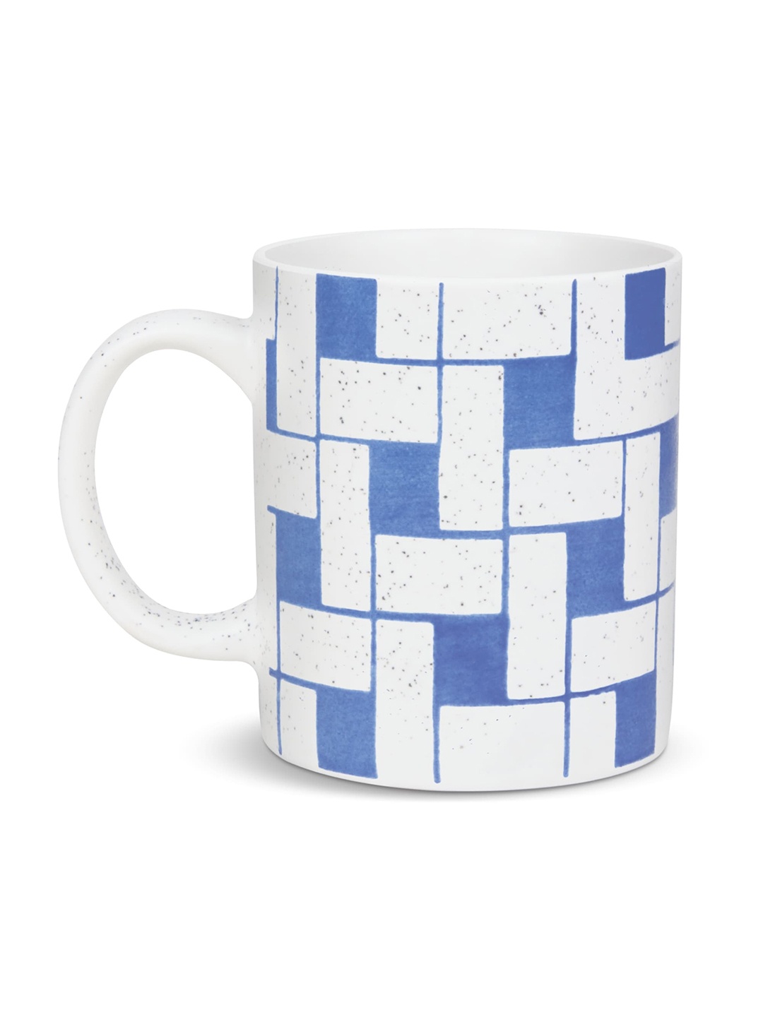 

Treo Blue & White Printed Ceramic Glossy Mugs Set of Cups and Mugs