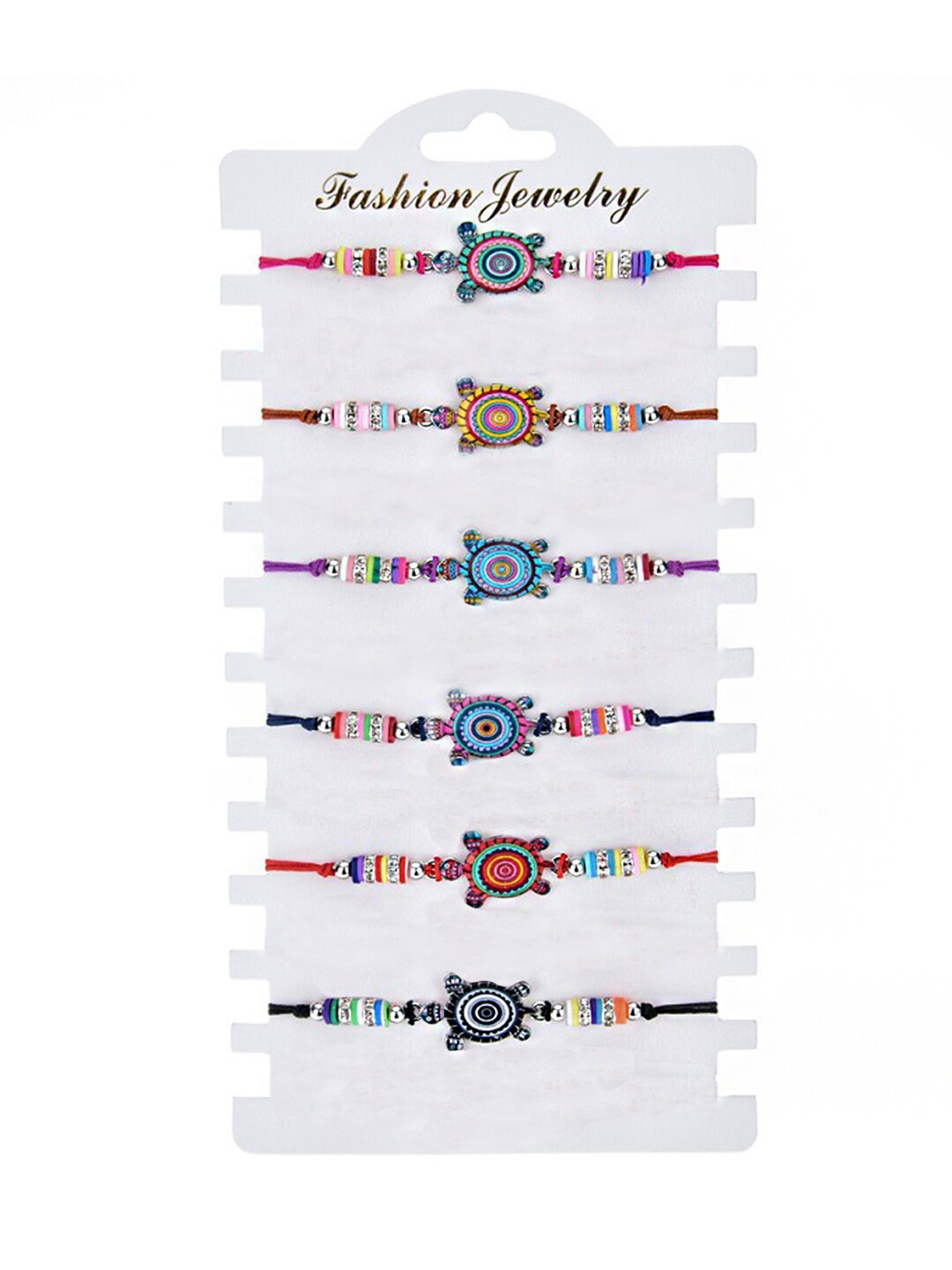 

Melbees by Yellow Chimes Girls Blue & Pink Pack Of 6 Brass Wraparound Bracelet