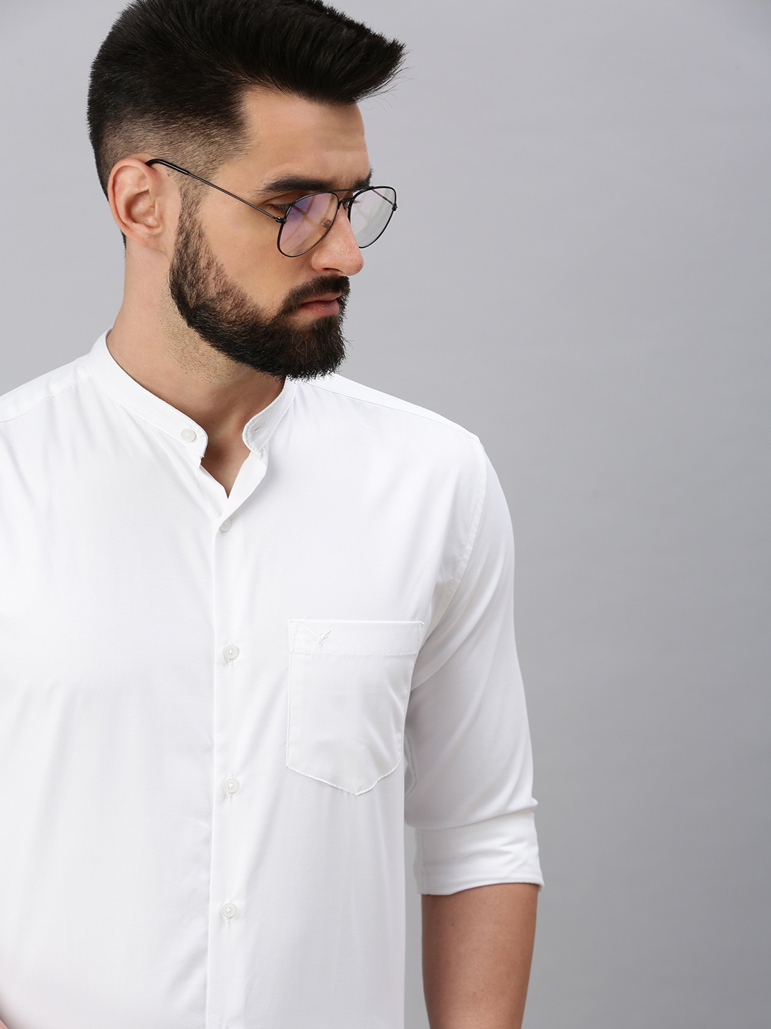 

SHOWOFF Men White Comfort Casual Shirt
