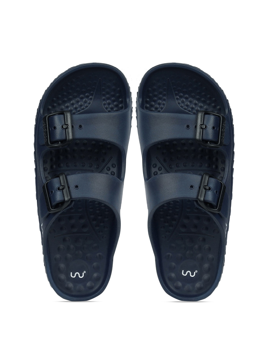 

Doubleu Women Rubber Sliders, Navy blue