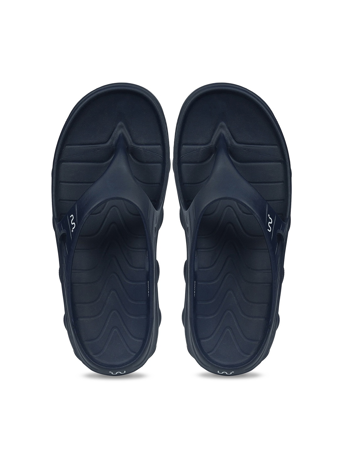 

Doubleu Men Rubber Thong Flip-Flops, Navy blue