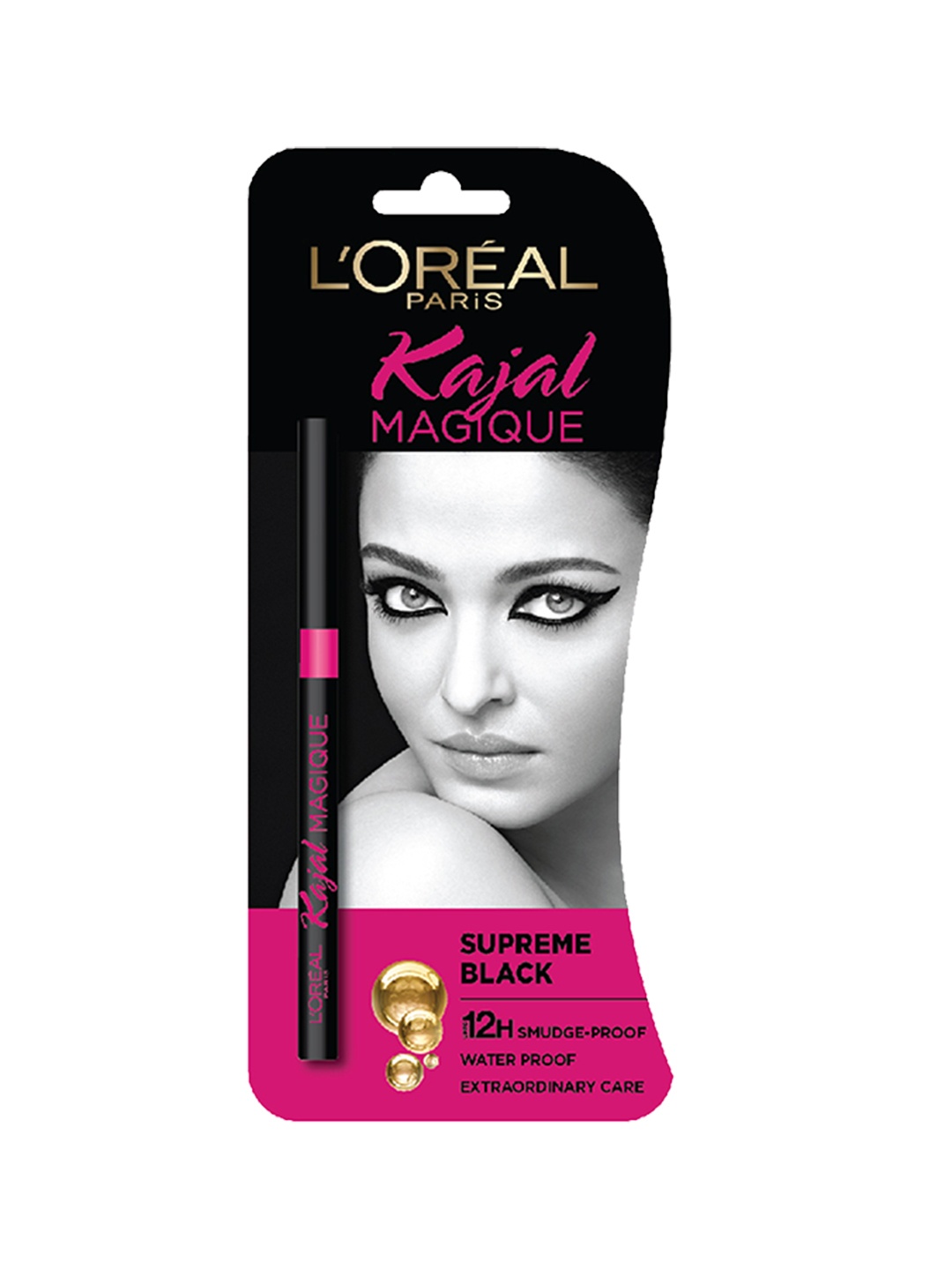 

LOreal Paris Waterproof Kajal Magique 0.35 g - Supreme Black