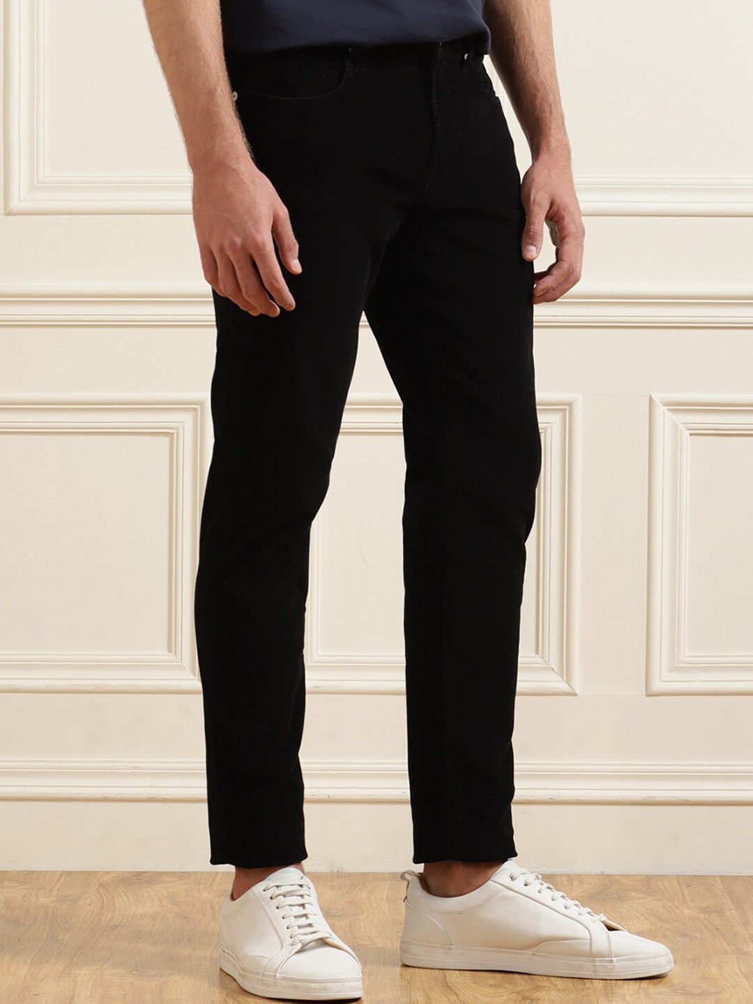 

7 For All Mankind Men Trousers, Black