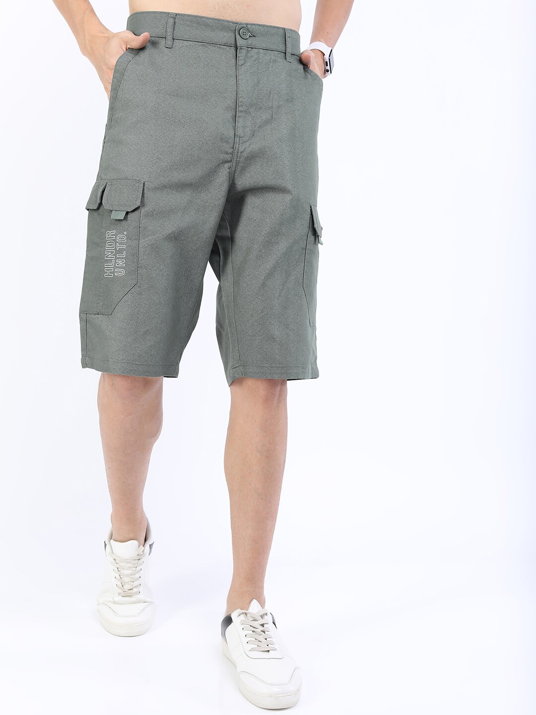 

HIGHLANDER Men Cargo Shorts, Grey