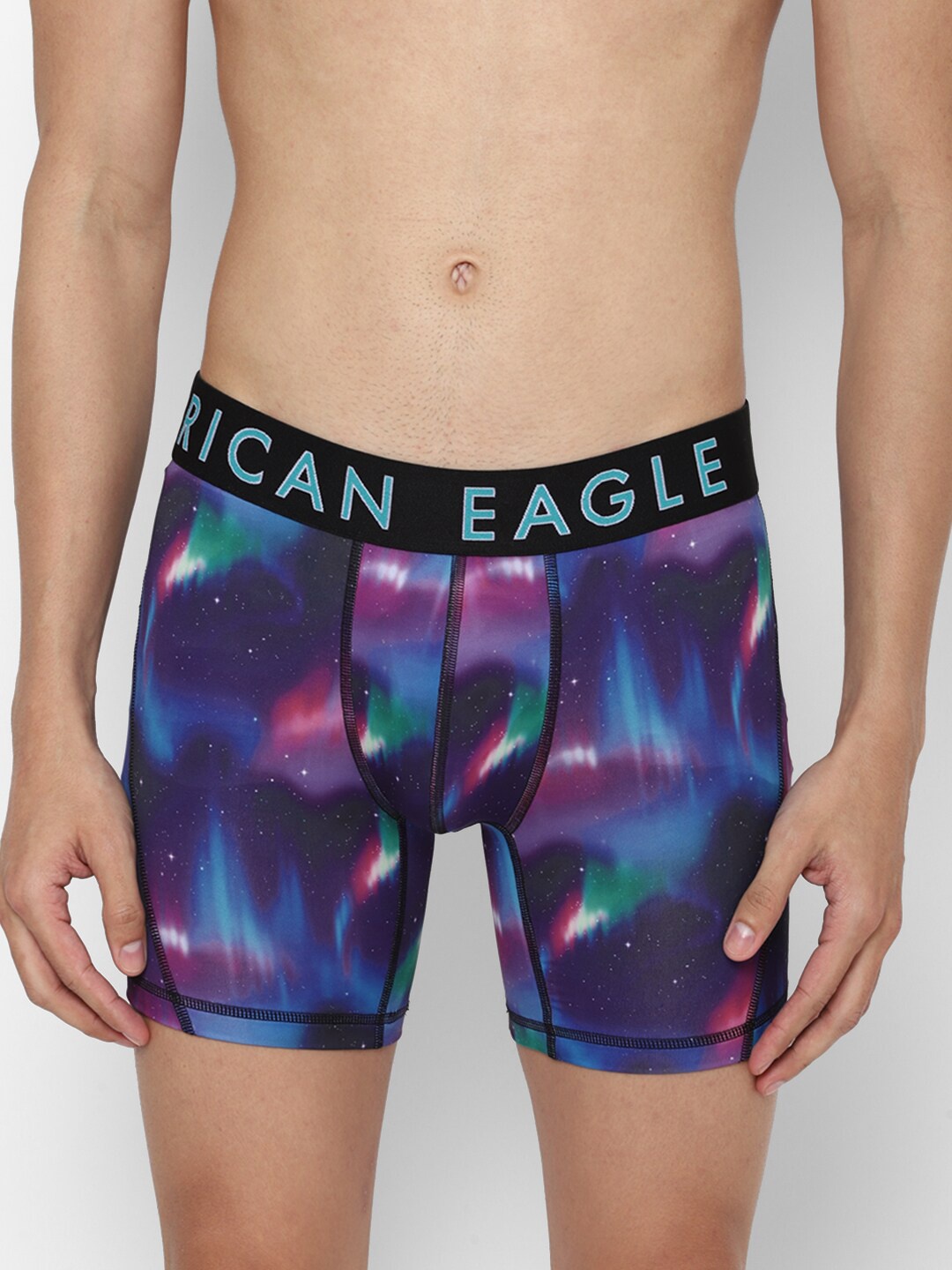 

AMERICAN EAGLE OUTFITTERS Men Purple Printed Anti Microbial Trunk WEE0232708500
