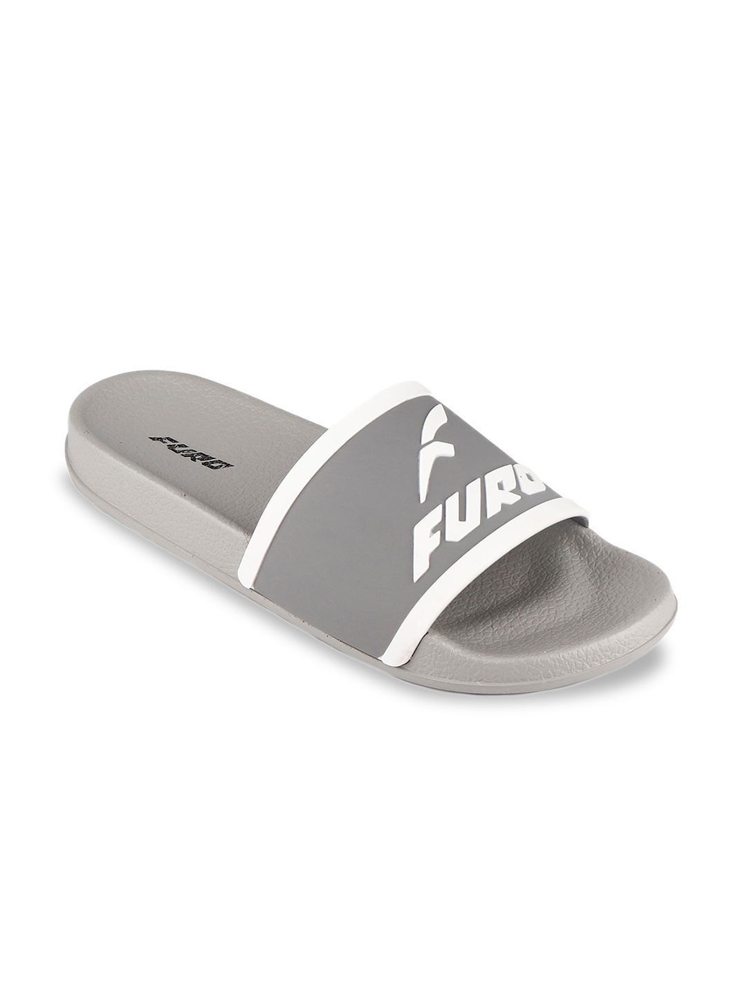 

FURO by Red Chief Men Rubber Sliders, Grey