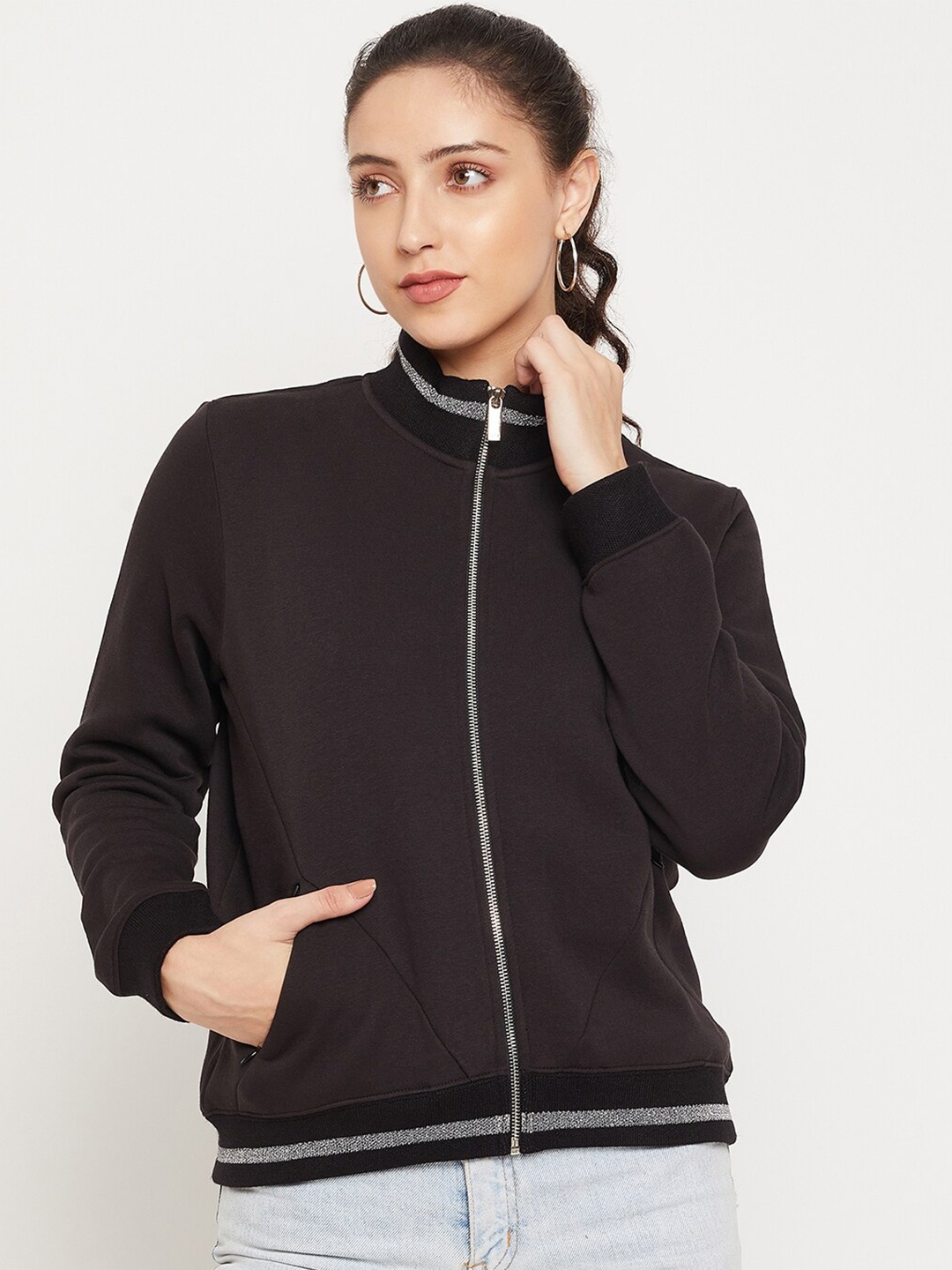 

CAMLA Women Black Sweatshirt