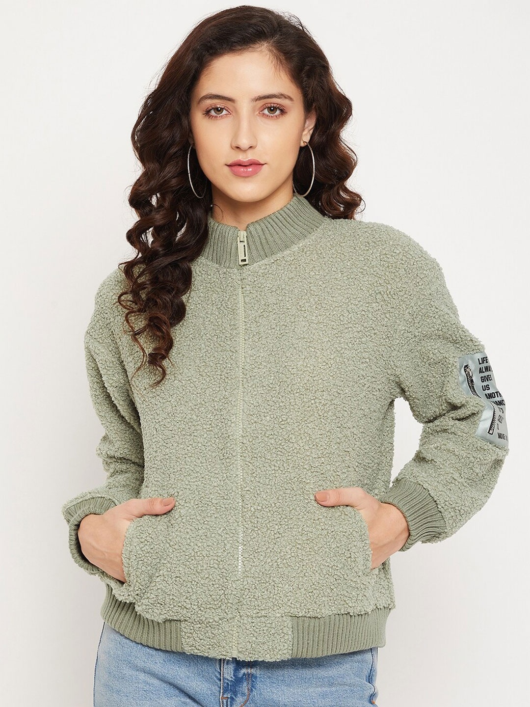 

CAMLA Women Green Sweatshirt
