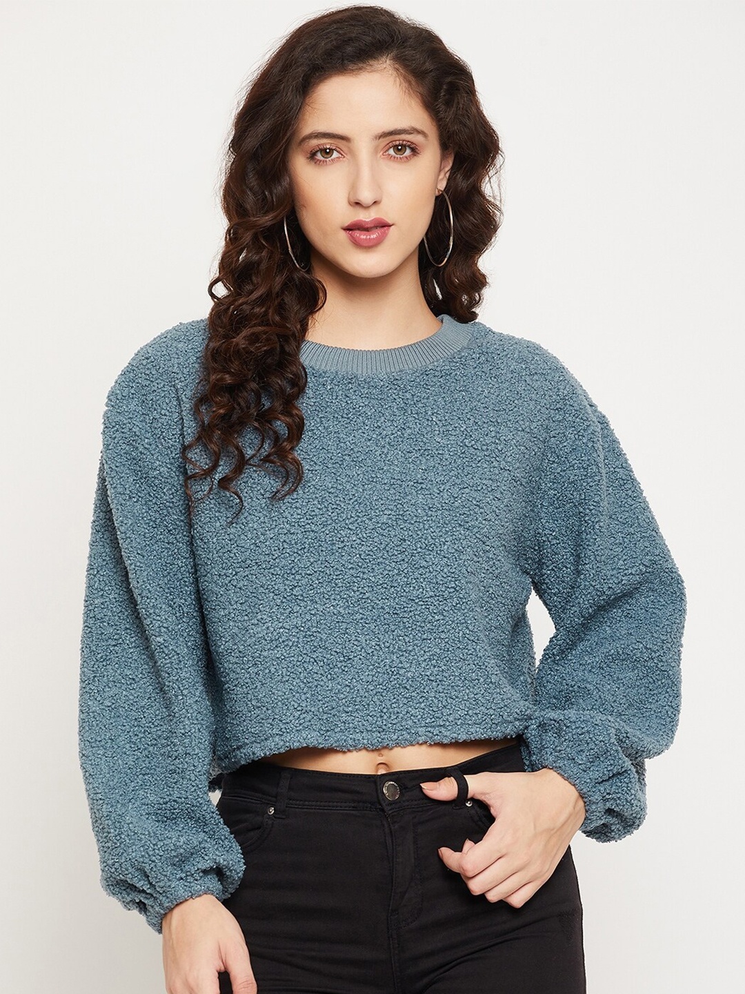 

CAMLA Women Teal Sweatshirt