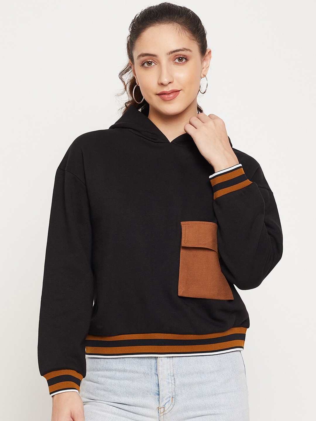 

CAMLA Women Black Sweatshirt