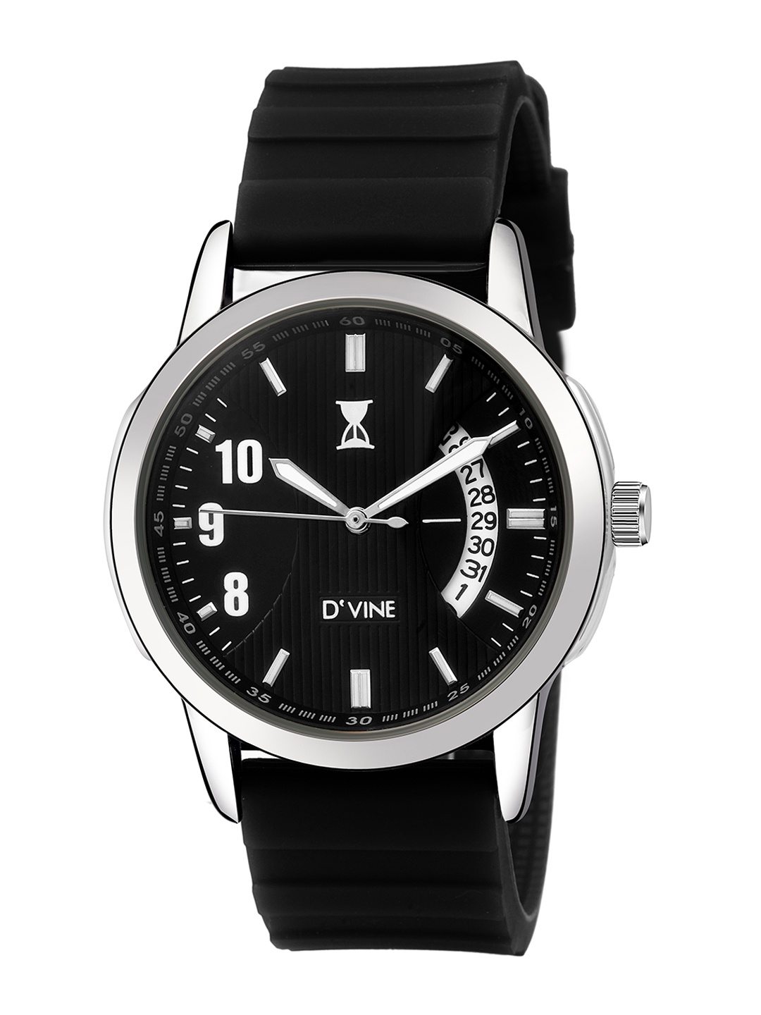 

YOUNG MISSION Girls White Dial & Black Leather Straps Analogue Watch