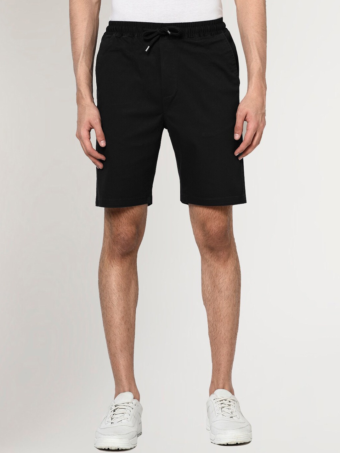 

PEPPYZONE Men Cotton Shorts, Black