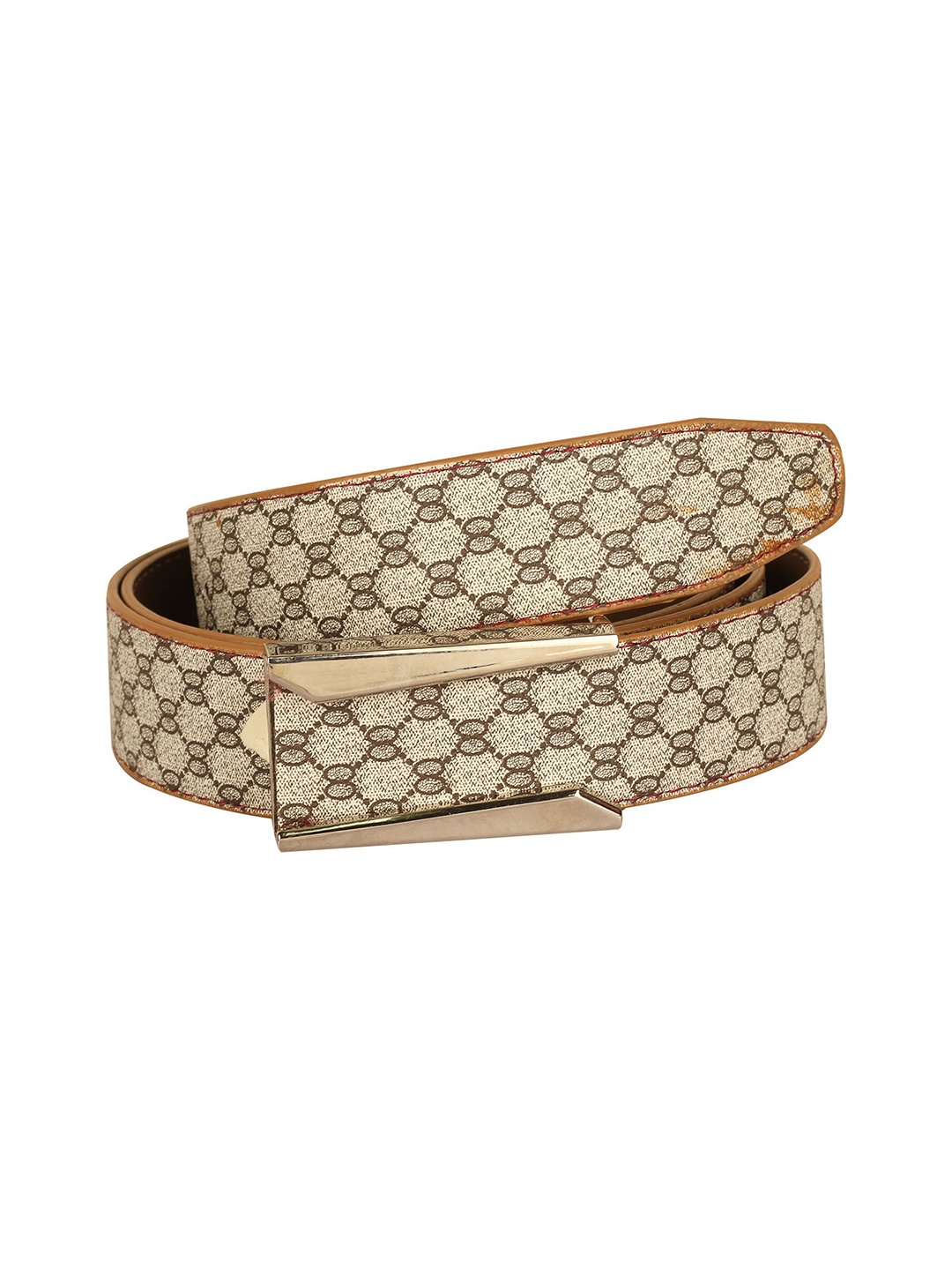 

Calvadoss Girls Textured PU Belt, Beige