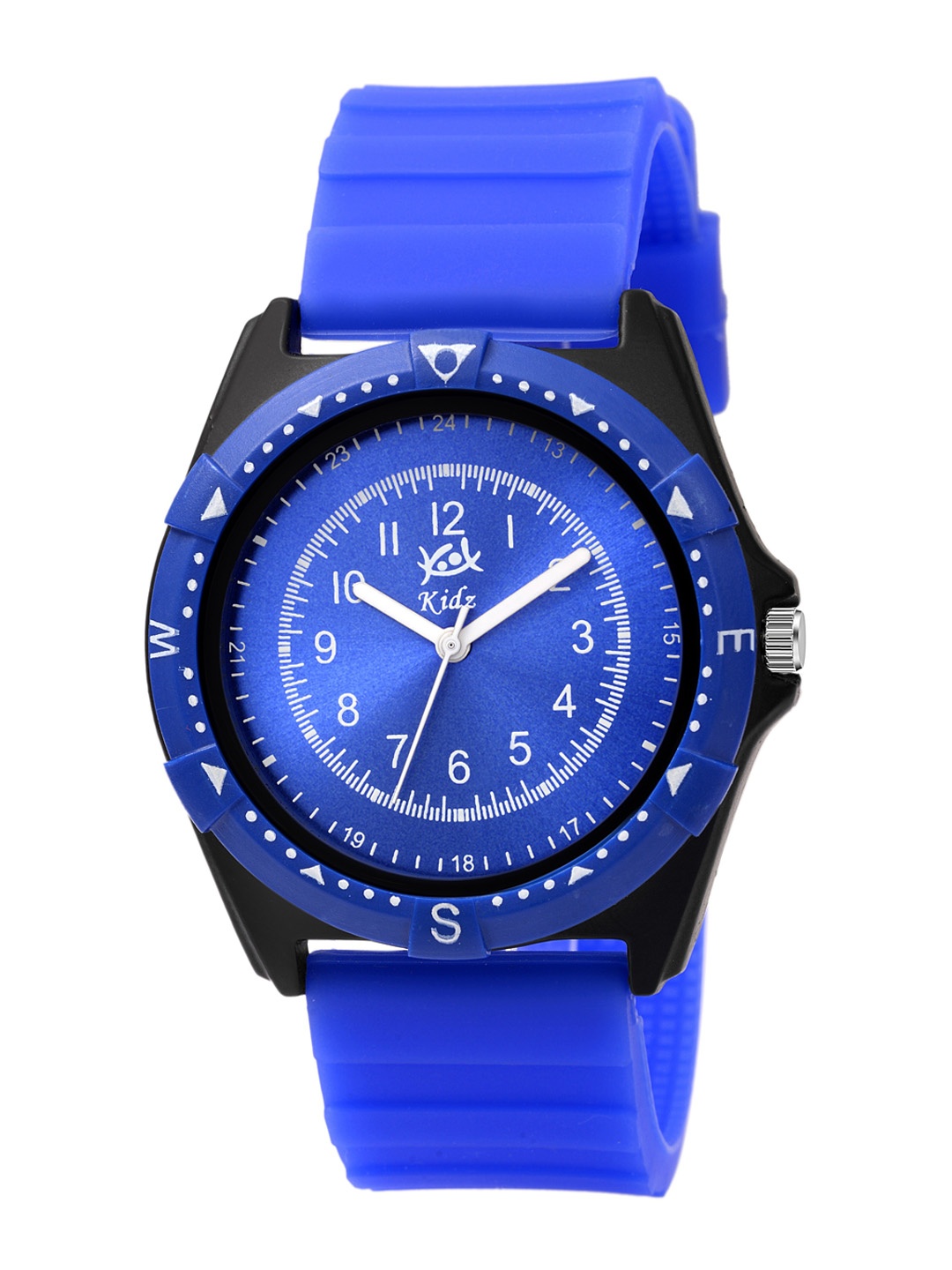 

Kool Kidz Unisex Kids Black Dial & Blue Straps Analogue Watch