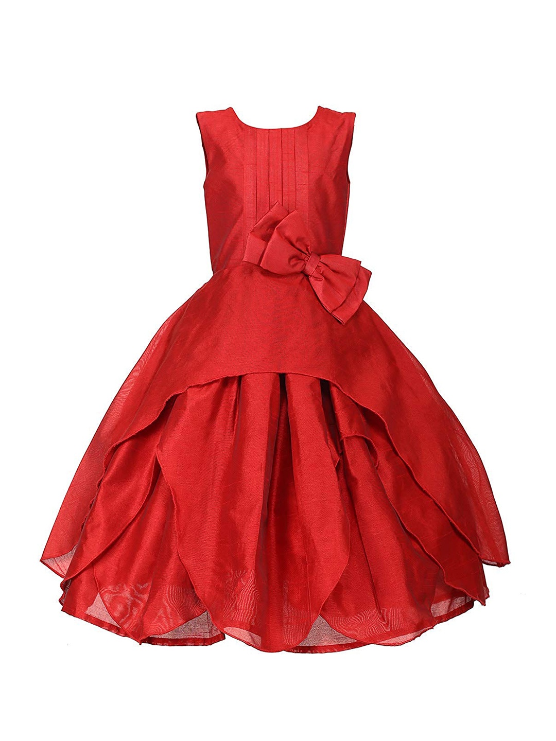 

Samsara Couture Girl Red Net Dress