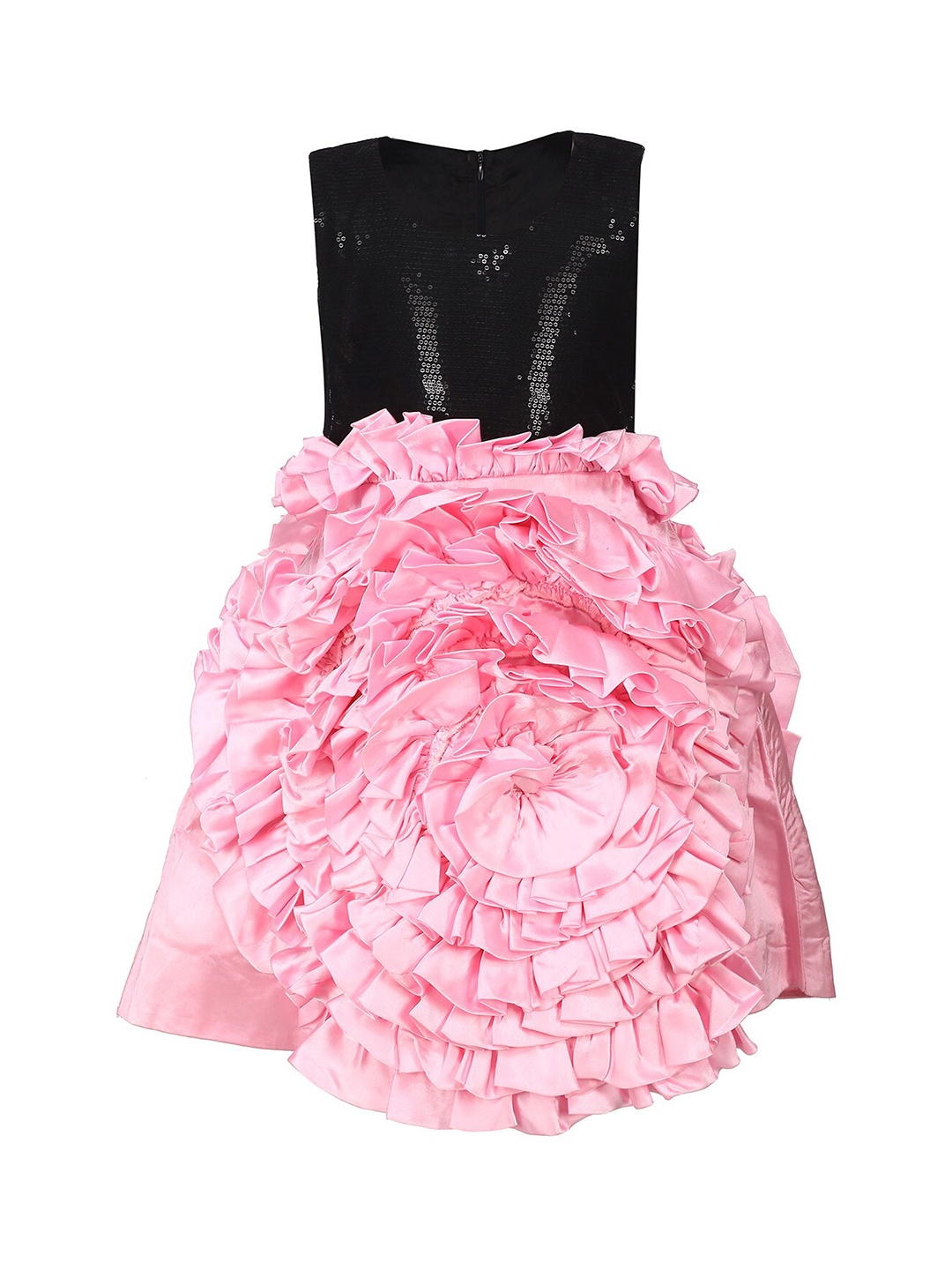 

Samsara Couture Black & Pink Net Dress