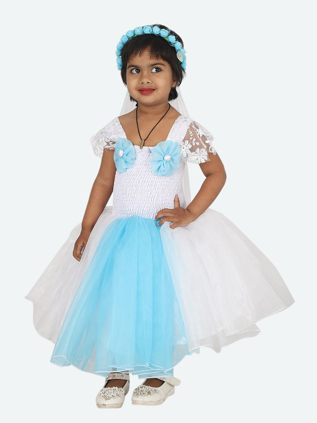 

Samsara Couture White Net Dress