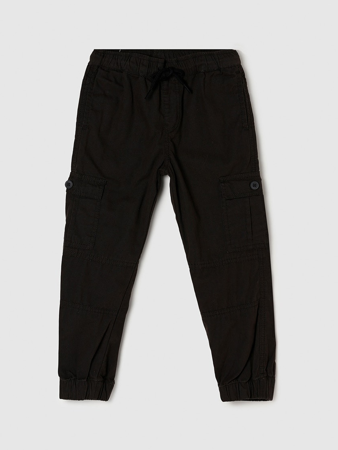 

max Boys Cargos Trousers, Green