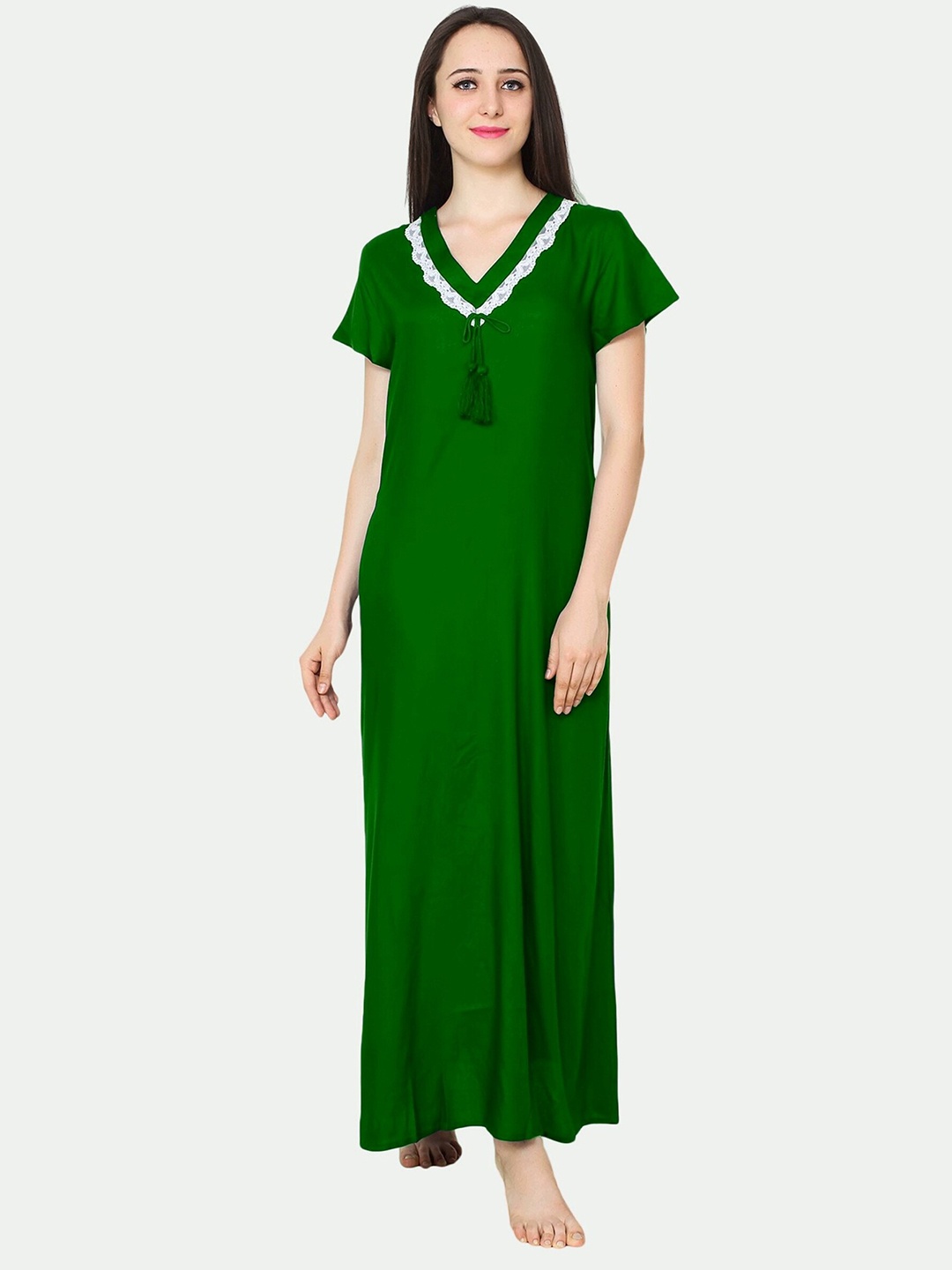 

PATRORNA Green Maxi Nightdress