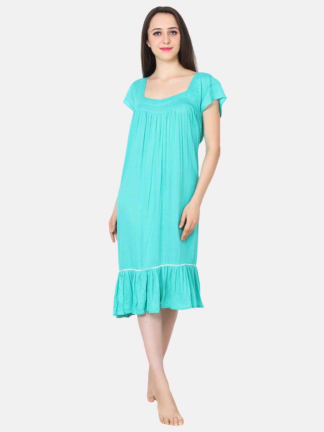 

PATRORNA Teal Nightdress