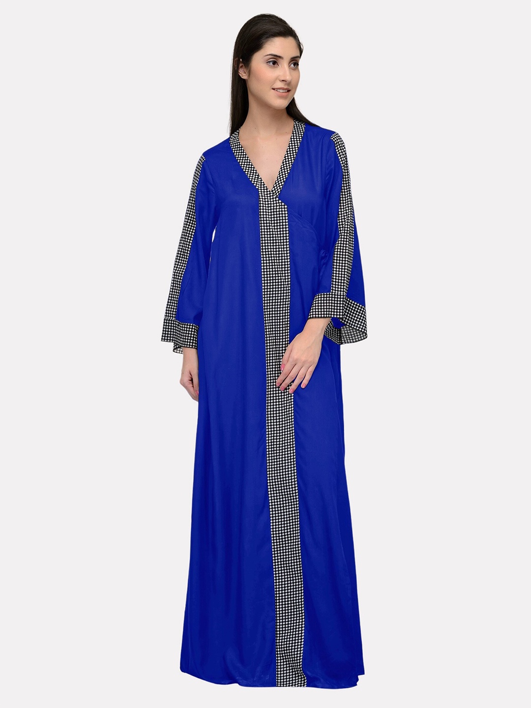 

PATRORNA Blue Maxi Nightdress