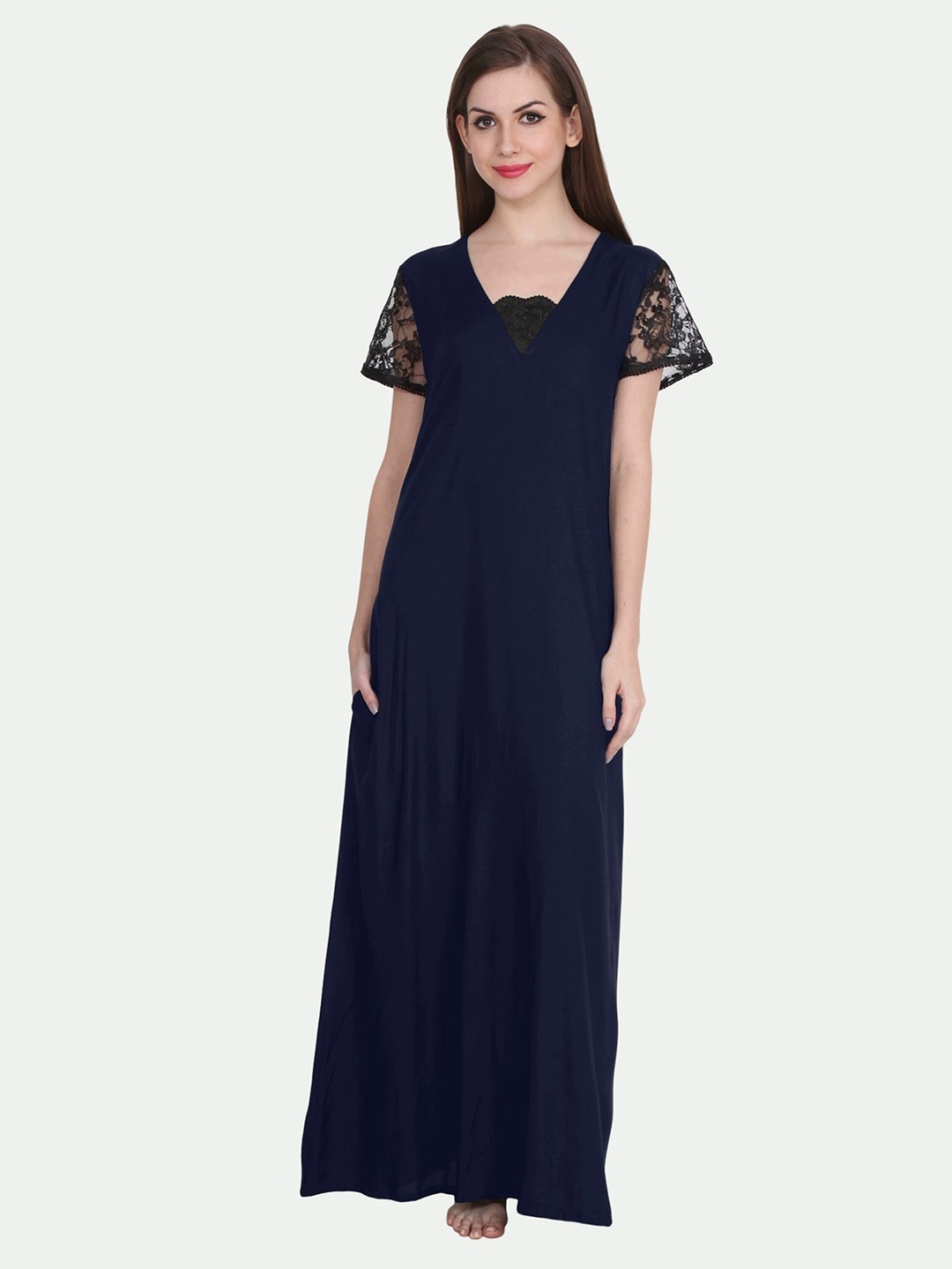 

PATRORNA Blue Maxi Nightdress
