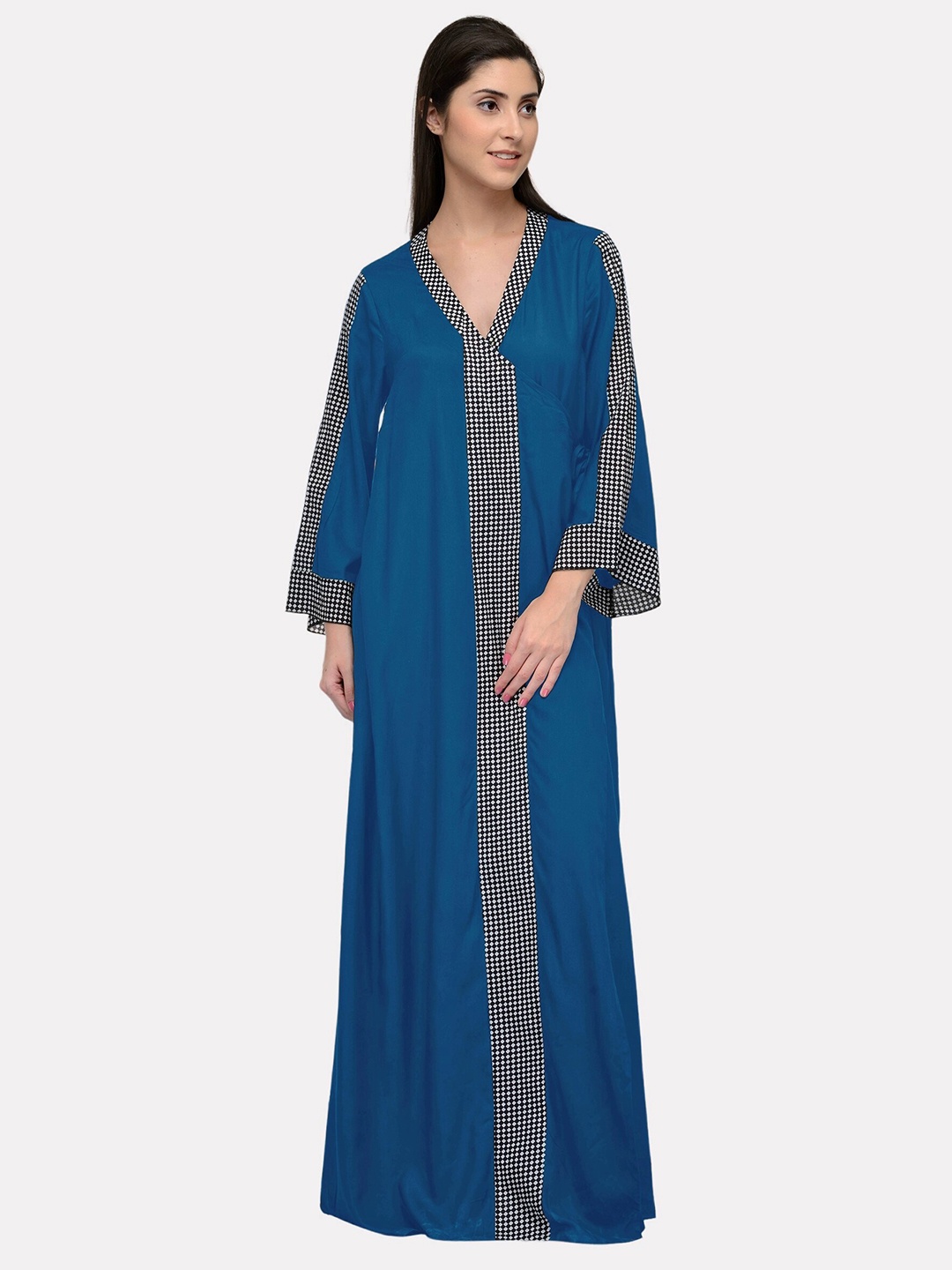 

PATRORNA Blue Maxi Nightdress