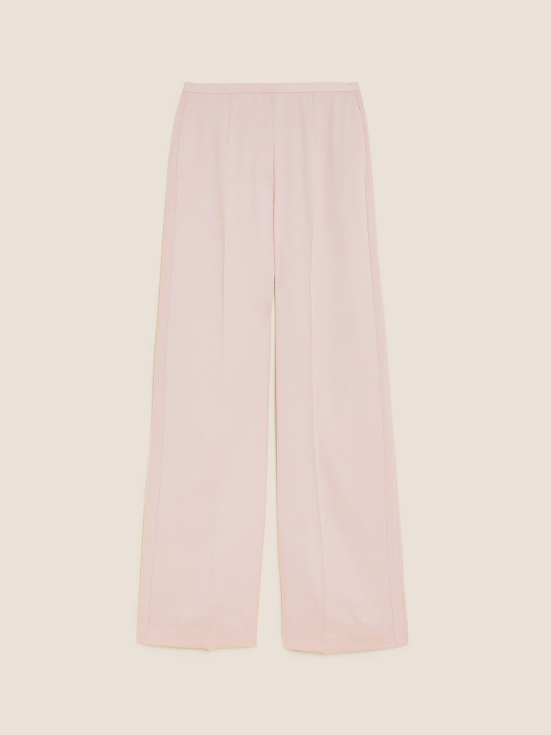 

Marks & Spencer Women High-Rise Culottes Trousers, Pink