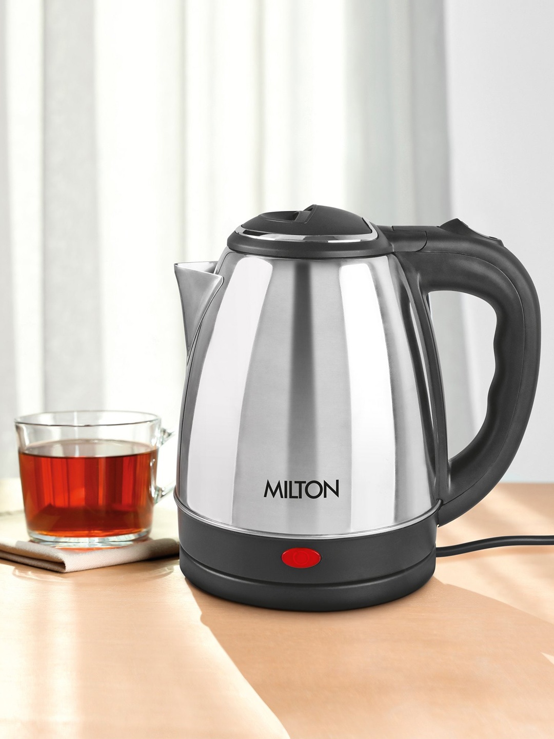 

Milton Silver-Toned Go Electro 2.0 Stainless Steel Electric Kettle 2L