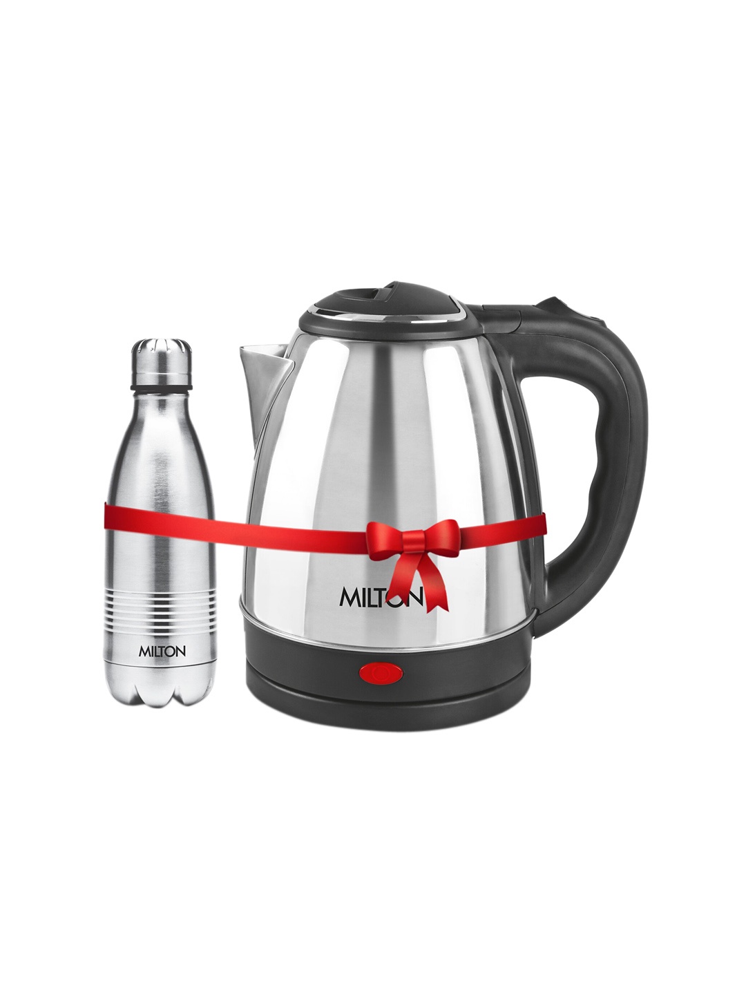 

Milton Silver-Toned Go Electro 1.2 L Electric Kettle & Duo DLX 350 ml