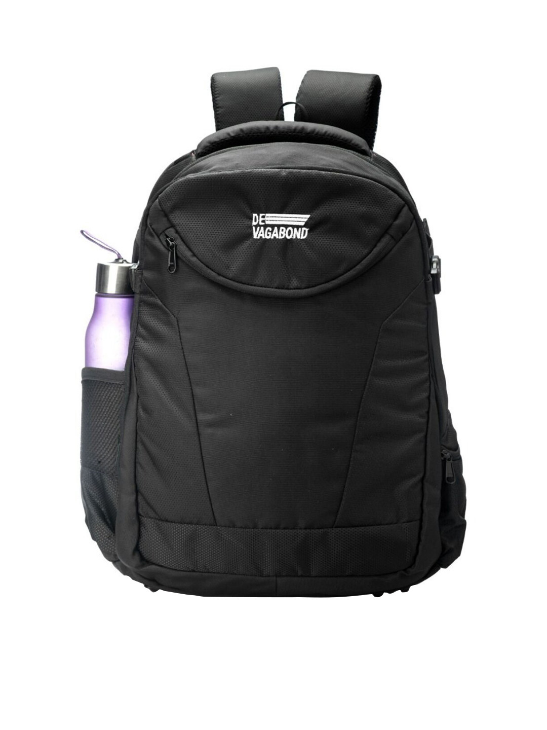 

DEVAGABOND Unisex Black Backpack