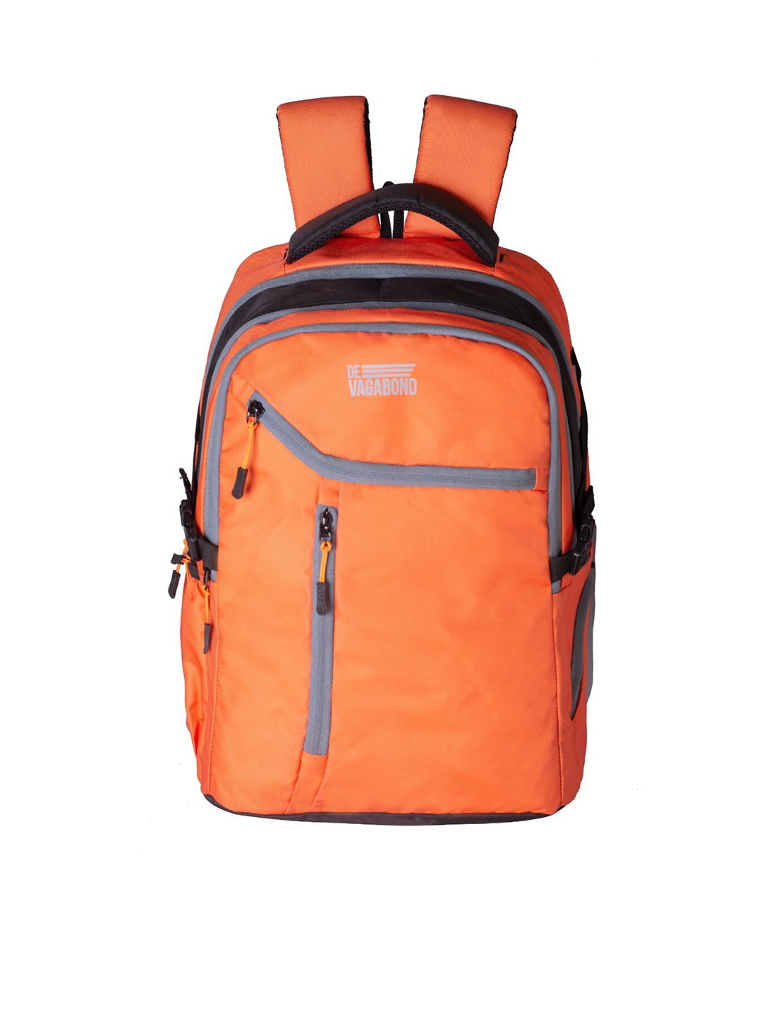 

DEVAGABOND Unisex Orange & Black Backpack