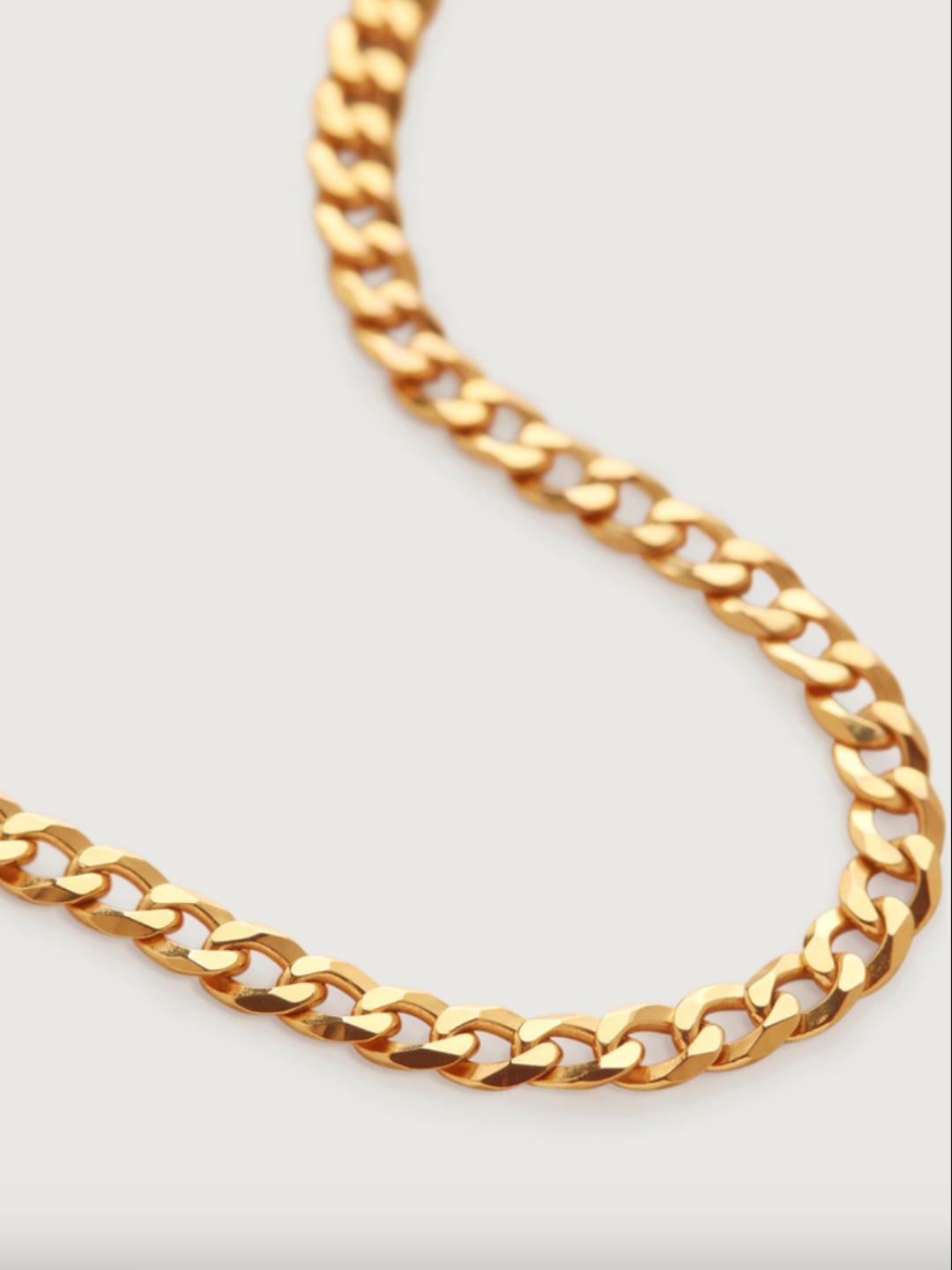 

Mueras Men Gold-Toned Chunky Cuban Link Gold Plated Chain