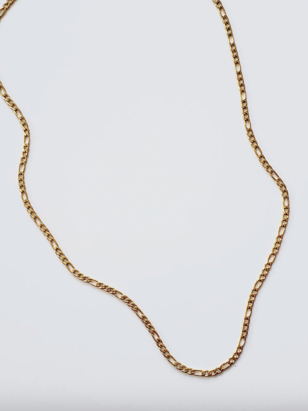 

Mueras Men Gold-Toned Figaro 316L Gold Plated Stainless Steel Chain